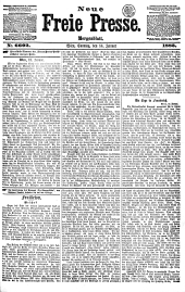 Neue Freie Presse 18830114 Seite: 1