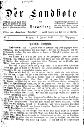 Der Vorarlberger 18830112 Seite: 1