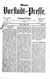 Wiener Vorstadt-Presse 18830117 Seite: 1