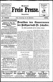 Neue Freie Presse 19260923 Seite: 1