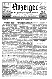 Bludenzer Anzeiger 19260925 Seite: 1