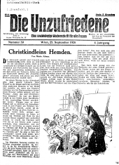 Die Unzufriedene 19260925 Seite: 1