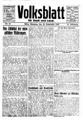 Volksblatt für Stadt und Land 19260926 Seite: 1