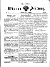 Wiener Zeitung 18580105 Seite: 13