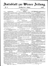 Wiener Zeitung 18580105 Seite: 17