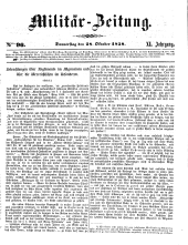 Militär-Zeitung 18581028 Seite: 1