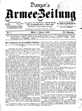 Danzers Armee-Zeitung 19030101 Seite: 1