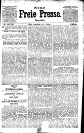 Neue Freie Presse 19030101 Seite: 1