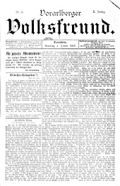 Vorarlberger Volksfreund 19030104 Seite: 1