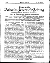 Österreichische Verbands-Feuerwehr-Zeitung 19030105 Seite: 1