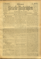 Wiener Neueste Nachrichten 19030105 Seite: 1