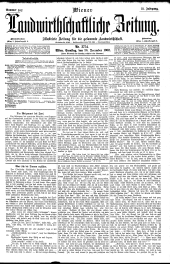 Wiener Landwirtschaftliche Zeitung 19021220 Seite: 1