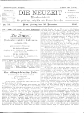 Die Neuzeit 19021226 Seite: 1