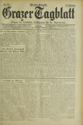 Grazer Tagblatt 19021221 Seite: 1