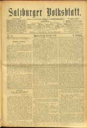 Salzburger Volksblatt: unabh. Tageszeitung f. Stadt u. Land Salzburg 19021222 Seite: 1