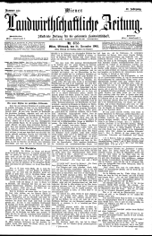 Wiener Landwirtschaftliche Zeitung 19021224 Seite: 1