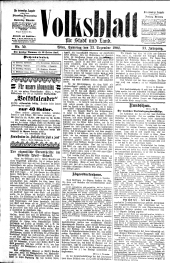 Volksblatt für Stadt und Land