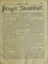 Prager Abendblatt 19021210 Seite: 1