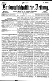 Wiener Landwirtschaftliche Zeitung 19021210 Seite: 1