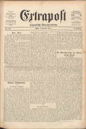 Extrapost / Wiener Montags Journal 19021215 Seite: 1