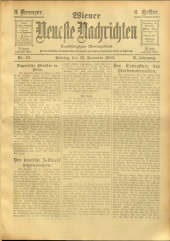 Wiener Neueste Nachrichten 19021215 Seite: 1