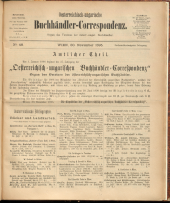 Oesterreichische Buchhändler-Correspondenz