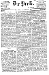 Die Presse 18951127 Seite: 1