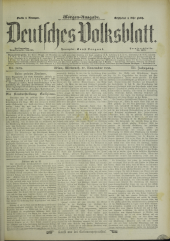 Deutsches Volksblatt 18951127 Seite: 1