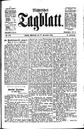 Mährisches Tagblatt 18951127 Seite: 1