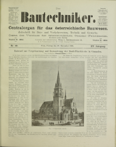 Der Bautechniker 18951129 Seite: 1