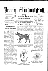 Zeitung für Landwirtschaft 18951201 Seite: 1