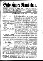 Bukowinaer Rundschau 19000629 Seite: 1