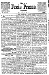 Neue Freie Presse 19000629 Seite: 1