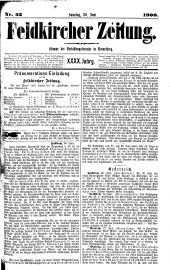 Feldkircher Zeitung 19000630 Seite: 1