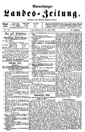 Vorarlberger Landes-Zeitung 19000630 Seite: 1