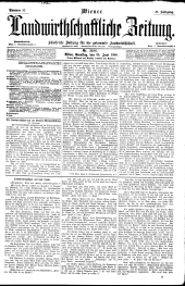 Wiener Landwirtschaftliche Zeitung 19000630 Seite: 1