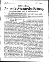 Österreichische Verbands-Feuerwehr-Zeitung 19000705 Seite: 1