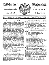 Feldkircher Wochenblatt