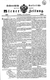 Wiener Zeitung 18371202 Seite: 1