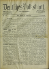 Deutsches Volksblatt 19061031 Seite: 1