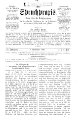 Die Spruchpraxis 19061101 Seite: 1