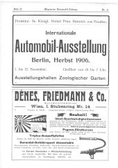 Allgemeine Automobil-Zeitung 19061104 Seite: 22