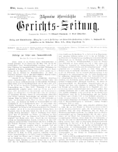 Allgemeine Österreichische Gerichtszeitung