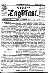 Prager Tagblatt 19021122 Seite: 1