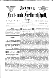 Zeitung für Landwirtschaft