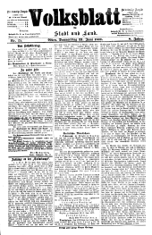 Volksblatt für Stadt und Land