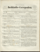 Oesterreichische Buchhändler-Correspondenz