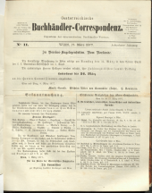 Oesterreichische Buchhändler-Correspondenz