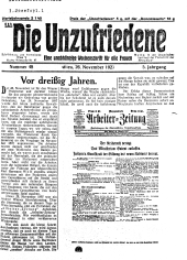 Die Unzufriedene