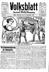 Volksblatt für Stadt und Land 19271120 Seite: 1